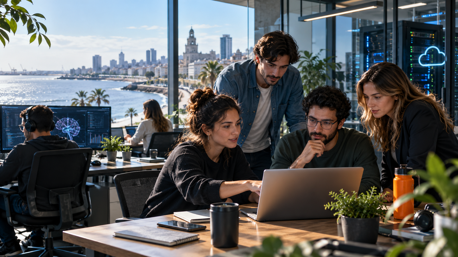 Equipo tecnológico en Montevideo desarrolla habilidades para empleos del sector TIC